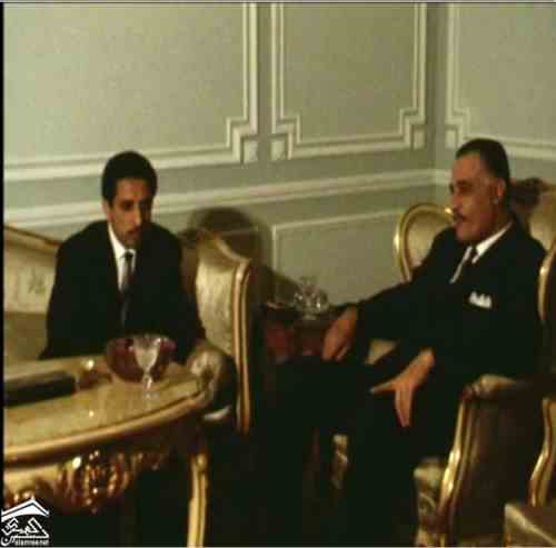 محمد صالح عولقي وزير الدفاع اثناء زيارته مصر ولقاءه بالرئيس جمال عبدالناصر 1969م